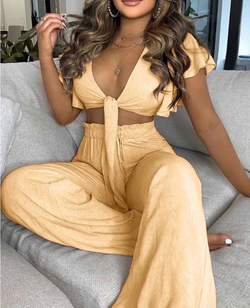 JUST LOUNGING COLORBLOCK 2 PIECE SET